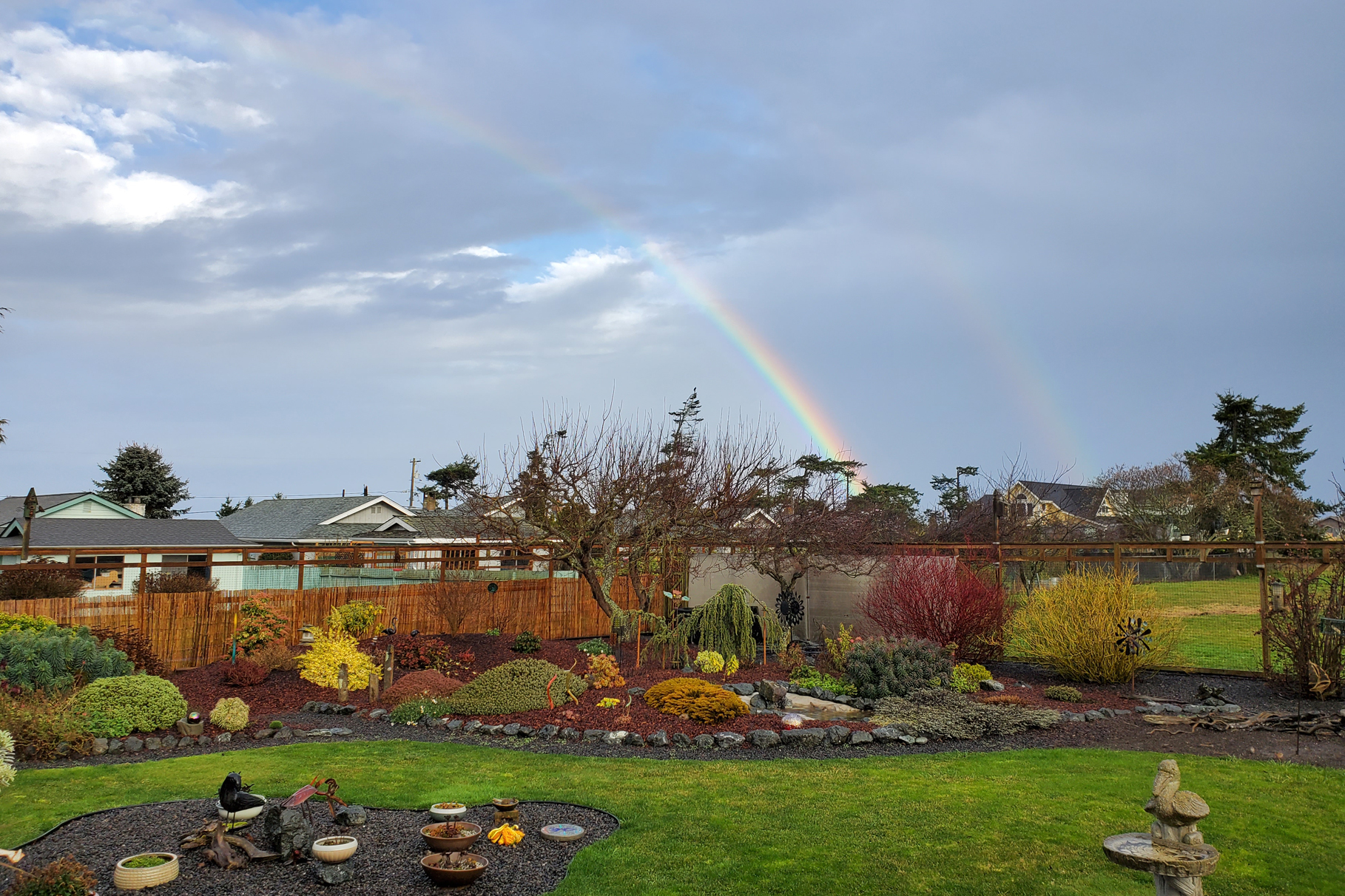 Rainbow over Dungeness Bay